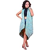 FARTILA Sea Green Banarasi Dupatta for Women Taffeta Silk Ethnic Indian Scarf for Weddings, Festivals, or Special Occasions Traditional Jacquard Wrap or Stole