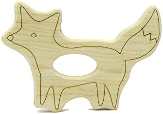 Little Sapling Toys Baby Teether Wooden Fox