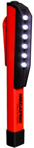 Click Here to See More Images Megapro High-Intensity LED Work Light, 6-1/2 Inch Length x 1-3/4 Inch Width x 1-1/8 Inch Height (6WORKLIGHT)