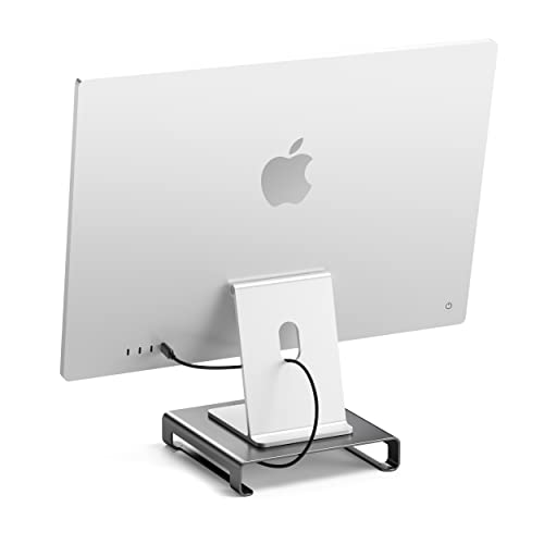 Satechi TypeC Aluminum Monitor Stand Hub with USBC Data, USB 3.0