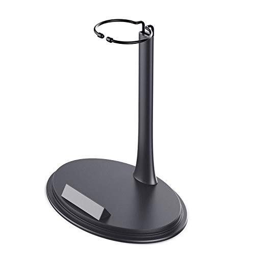 aokur 5 Pcs 12 inch Dolls Stand Holder Plastic Action Figure Stand 1/6 Scape U Shape Action Figures Base Display Stand for Sideshow Figures Annular Black