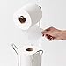 iDesign Classico Metal Toilet Tissue Roll Reserve Organizer for Bathroom, Compact Organizer, Holds 4 Rolls of Toilet Paper, Chrome