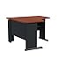 Bush Business Furniture Series A 48W Corner Desk in Hansen Cherry and Galaxy, Small Computer Table for Home or Professional Office