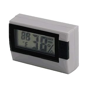 Cloverclover Ingebouwde Elektronische Digitale Display Koelkast Thermometer Mini Digitale Thermometer, Wit, (sleutels…
