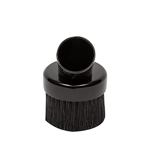 ShopVac 9061500 Round Brush Nozzle, Plastic Construction, Black in