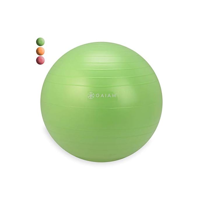 Gaiam Kids Balance Ball Chair Classic Children's Stability Ball Chair