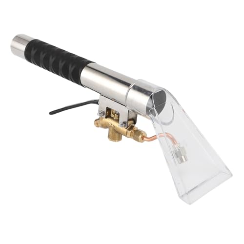 1000 PSI Stainless Steel Extractor Wand 15.7in Lightweight Wand with Brass Valve Transparent Head, Suitable for Automobiles, Carpets, Furniture