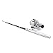 HDE Mini Collapsible Aluminum Pocket Pen Style Fishing Combo Rod Bait Cast Spinning Reel