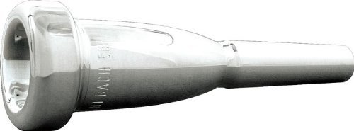 Bach K3515B Megatone Trumpet Mouthpiece, Silver Plated, 5 B 16.25mm