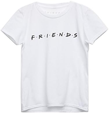 F.R.I.E.N.D.S Friends Girls Tee, White, X-Large