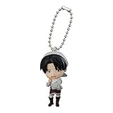 Bandai Attack On Titan Figure Swing Keychain Part 2~Levi Ackerman