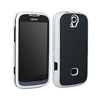 Body Glove Mytouch Q Buddy Huawei U8730 - T-Mobile Shell Black with White Trim and Black Lines Oem Bodyglove