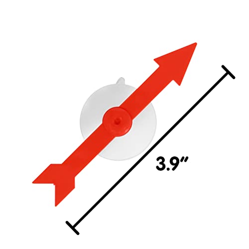 edxeducation Suction Spinners Set of 10 Arrow Spinner for Games