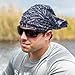 SA Company Face Shield Micro Fiber Protect From Wind, Dirt and Bugs. Worn as a Balaclava, Neck Gaiter & Head Band For Hunting, Fishing, Boating, Cycling, Paintball and Salt Lovers. - Hallow Head
