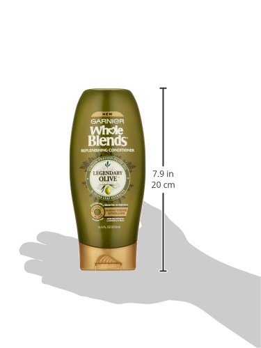 Garnier Whole Blends Replenishing Conditioner Legendary Olive, Dry Hair, 12.5 fl. oz.