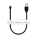 Satechi Flexible Apple MFi Certified Lightning USB Charging Cable - Compatible with iPhone 11 Pro Max/11 Pro/11, Xs Max/XS/XR/X, 8 Plus/8 (10-Inch, Black)