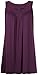 PurpleHanger Women's Necklace Beaded Vest Top Plus SizePurple 16-18 (2)