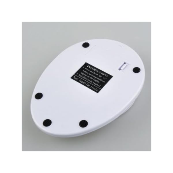 Importer520-White-10lb-X-004oz-Digital-Kitchen-Scale-Diet-Food-Compact-Kitchen-Scale-5kg-X-1g