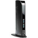 Kensington Universal USB3.0 Dual Display Docking Station for Windows, Mac, and Surface (Dual Video HDMI &amp; DVI / VGA, 6 USB Ports, Gigabit Ethernet, Audio)