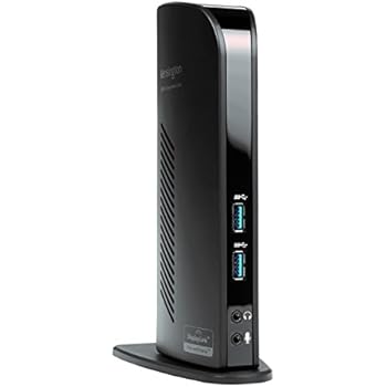Kensington Universal USB3.0 Dual Display Docking Station for Windows, Mac, and Surface (Dual Video HDMI & DVI / VGA, 6 USB Ports, Gigabit Ethernet, Audio)