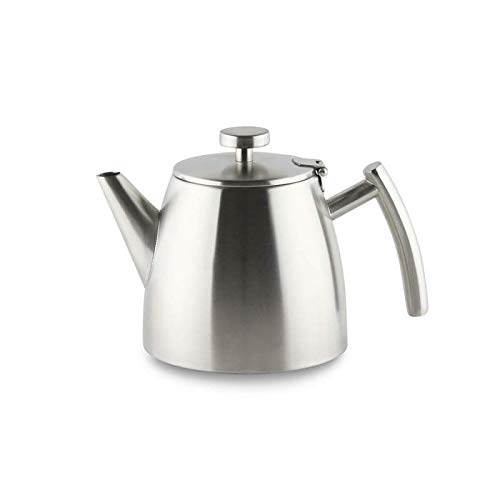Cafe Stal ‎DH570 0.6L Double Wall Tea Pot Satin