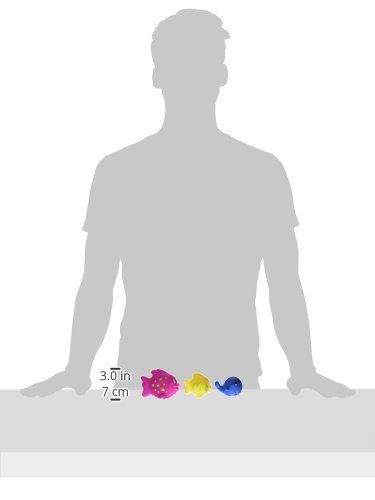 Nuby 3-Pack Fun Fish Squirter Bath Toys