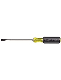 Klein Tools 600-4 desarmador con punto y mango cuadrados, de gran capacidad, 4 pulgadas, llave de 0.25 pulgadas