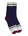 Rambutan Men's Seamless Cotton Socks US 8.5-12.5 Multi-Color (Sailor Dreams) (Navy Forever)