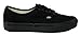 Vans Authentic Unisex Skate Shoes, BLACK/BLACK 14.5 B(M) US Women /  13 D(M) US Men