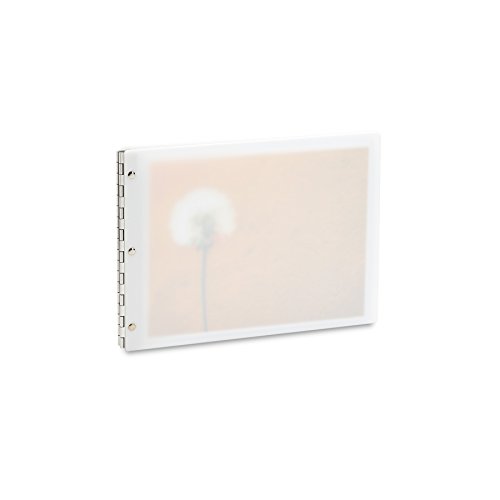 Flexx 8.5x11 Landscape Orientation Screwpost Binder, Milk - Thumbnail 4