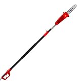 Sun Joe SWJ803E-RED 10-Inch 8.0 Amp Electric Multi-Angle Pole Chain Saw, Red