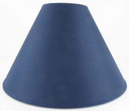 CT Lighting 12" Cotton Coolie Pendant Or Table Lampshade in Navy Blue Colour