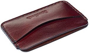Card Case Handmade Genuine Leather Business Pocket Wallet Card Holder Men Women