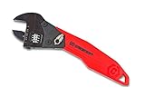 Crescent ATR28 8-Inch Ratcheting Adjustable Wrench, Red/Black