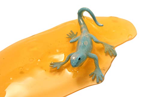 Bulk - 12 Lizard Slimes - Fun Slime with Reptile Figurine - Putty - Goo - Party Favors and Goodie Bags