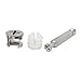 Flyshop Furniture Cabinet Connector #261 Cam Lock Fittings 6.5mm Dia 36.5mm Length Dowels Opening Nuts 10 Sets