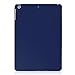 KHOMO iPad Air 1 Case - Dual Twill Blue Super Slim Cover with Rubberized Back and Smart Feature (Built-in Magnet for Sleep/Wake Feature) for Apple iPad Air 1st Gen. Tablet