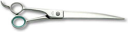 Ed Geib CROCODILE 9.5" CURVED Dog Grooming Scissors LEFTY