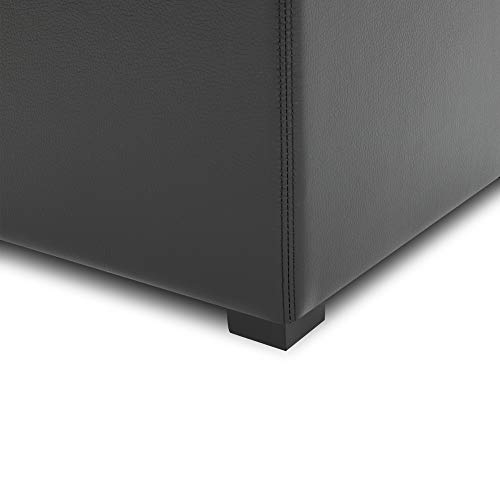 CHITA Storage Ottoman Cube (with Tray),Footrest Stool Seat Serve as