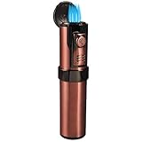 Rocky Patel Cigar Lighter Diplomat 5 Torch Lighters with Punch - Copper