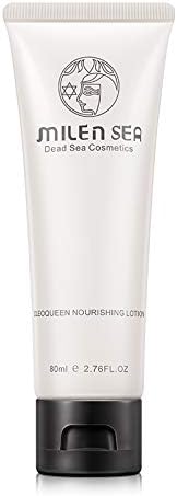 MILENSEA CleoQueen Nourishing Lotion, Nourishing Therapy Hand Cream Moiturizer With Shea Butter & Active Dead Sea Minerals for Dry Hands - Natural Scent, Non-Greasy, Fast Absorbing, 2.73 Fl.Oz.(80ml)