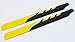 10PCS 5 Pairs 325MM Fiberglass Fiber Glass Main Rotor Blades For Align T-rex 450 450SE V2 V3 450XL RC Helicopter Black and Yellow style