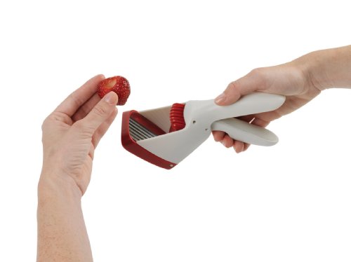 Chef'n Strawberry Slicester Hand-Held Strawberry Slicer, 8 long - 102-143-005
