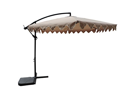 Aclumsy 10ft Patio Offset Cantilever Umbrella-Patio with Crank Lift - Outdoor Umbrellas Aclumsy 10ft Patio Offset Cantilever Umbrella-Patio with Crank Lift - Outdoor Umbrellas