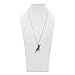 Controse Women's Silver-Toned Stainless Steel Rave N Bones Necklace with Pendant 28