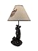 Golf Lovers Tee Time Light Golf Bag Table Lamp with Decorative Beige Shade - 20 Inches High - Stylish Golfing Decor for Bedrooms, Dens and Living Rooms