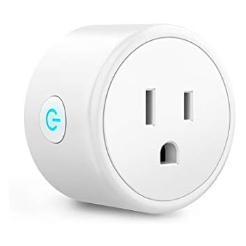 WiFi Smart Plug - Smart Outlets Work With Alexa, Google Home & IFTTT, Aoycocr Remote Control Plugs with Timer Function,ETL/FCC/Rohs Listed Socket, White(1 Pack)