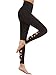 SweatyRocks Women's Cut Out Leggings Skinny Yoga Pants Runing Jogger Active Tight Pants Black L