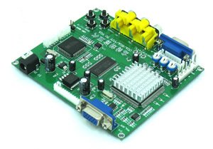 Arcade Game RGB/CGA/EGA/YUV to VGA HD Arcade Game Video Converter Board 1 VGA Output for Arcade Jamma Game Monitor to LCD CRT Monitor PDP Monitor (GBS-6200, 1Vga)