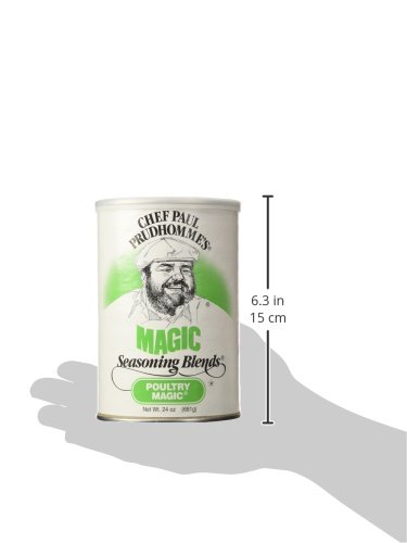 Chef Paul Prudhomme's Magic Seasoning Blends ~ Poultry Magic, 24-Ounce Canister